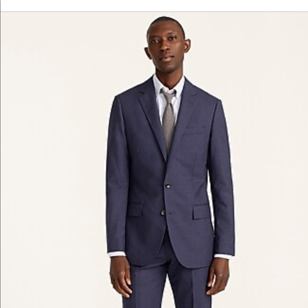 Jcrew Ludlow navy blue wool suit jacket.